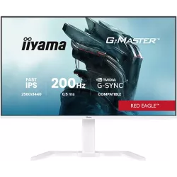 Ecran IIYAMA 27'' G-Master Red Eagle IPS Blanc 2560x1440 16:9 0.5ms 200Hz 350cd/m² 1200:1 HPs HDMI DP 4xUSB 15cm pied reglable…