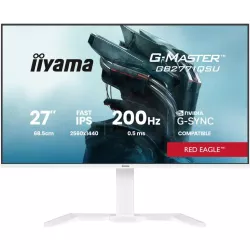 Ecran IIYAMA 27'' G-Master Red Eagle IPS Blanc 2560x1440 16:9 0.5ms 200Hz 350cd/m² 1200:1 HPs HDMI DP 4xUSB 15cm pied reglable…