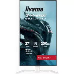 Ecran IIYAMA 27'' G-Master Red Eagle IPS Blanc 2560x1440 16:9 0.5ms 200Hz 350cd/m² 1200:1 HPs HDMI DP 4xUSB 15cm pied reglable…