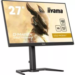 Ecran IIYAMA 27'' 1ms G-Master Gold Phoenix VA 16:9 1920x1080 300cd/m² 280Hz HPs HDMI DisplayPort 2xUSB 15cm pied régl hauteur…