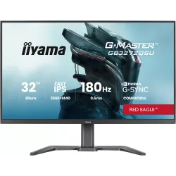 Ecran IIYAMA 32" G-Master Red eagle Fast IPS 2560x1440 0.5ms 400cd/m² 180Hz 2xHDMI DP 4xUSB (2x3.2 2xType C) HPs 15cm pied en…