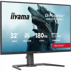 Ecran IIYAMA 32" G-Master Red eagle Fast IPS 2560x1440 0.5ms 400cd/m² 180Hz 2xHDMI DP 4xUSB (2x3.2 2xType C) HPs 15cm pied en…