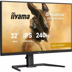 Ecran IIYAMA 31.5 Noir 1ms G-MASTER Gold Phoenix 16:9 IPS 2560x1440 240Hz Displayport 2xHDMI 4xUSB 15cm pied en réglable en…