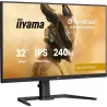 Ecran IIYAMA 31.5 Noir 1ms G-MASTER Gold Phoenix 16:9 IPS 2560x1440 240Hz Displayport 2xHDMI 4xUSB 15cm pied en réglable en…
