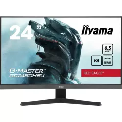 Ecran IIYAMA 23.6'' G-Master Red eagle Noir incurvé 1500R VA 1920x1080 0.5ms 300cd/m² 180Hz 3000:1 2xHDMI DisplayPort USB…
