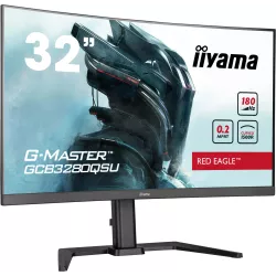 Ecran IIYAMA 31.5 0.2ms G-Master Red eagle VA 2560x1440 165Hz 350cd/m² 2xHDMI 1xDP 2xUSB 2xHP 15cm pied réglable en haut +…