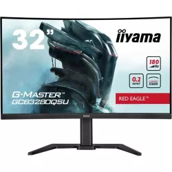 Ecran IIYAMA 31.5 0.2ms G-Master Red eagle VA 2560x1440 165Hz 350cd/m² 2xHDMI 1xDP 2xUSB 2xHP 15cm pied réglable en haut +…