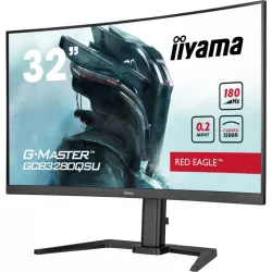 Ecran IIYAMA 31.5 0.2ms G-Master Red eagle VA 2560x1440 165Hz 350cd/m² 2xHDMI 1xDP 2xUSB 2xHP 15cm pied réglable en haut +…