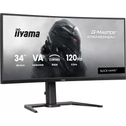 Ecran IIYAMA 34 0.6ms G-Master Black Hawk VA Incurvé 21:9 3440x1440 120Hz 500 cd/m² 2xHDMI Displayport 2xUSB 3.2 2xUSB-C 2xHP…