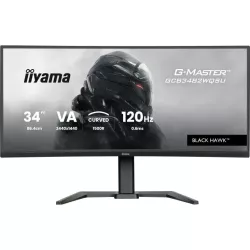 Ecran IIYAMA 34 0.6ms G-Master Black Hawk VA Incurvé 21:9 3440x1440 120Hz 500 cd/m² 2xHDMI Displayport 2xUSB 3.2 2xUSB-C 2xHP…