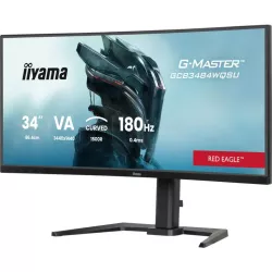 Ecran IIYAMA 34 0.4ms G-Master Red Eagle VA Incurvé 21:9 3440x1440 180Hz 500 cd/m² 2xHDMI Displayport 2xUSB 3.2 2xUSB-C 2xHP…