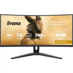 Ecran IIYAMA 34 0.4ms G-Master Gold Phoenix VA Incurvé 21:9 3440x1440 240Hz 500 cd/m² 2xHDMI Displayport 2xUSB 3.2 USB-C 2xHP…