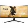 Ecran IIYAMA 34 0.4ms G-Master Gold Phoenix VA Incurvé 21:9 3440x1440 240Hz 500 cd/m² 2xHDMI Displayport 2xUSB 3.2 USB-C 2xHP…