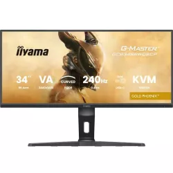 Ecran IIYAMA 34 0.4ms G-Master Gold Phoenix VA Incurvé 21:9 3440x1440 240Hz 500 cd/m² 2xHDMI Displayport 2xUSB 3.2 USB-C 2xHP…