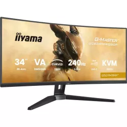 Ecran IIYAMA 34 0.4ms G-Master Gold Phoenix VA Incurvé 21:9 3440x1440 240Hz 500 cd/m² 2xHDMI Displayport 2xUSB 3.2 USB-C 2xHP…