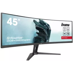 Ecran IIYAMA 44,5 Noir G-Master Red Eagle VA 32:9 incurvé 0.8ms 5120x1440 165Hz DP 2xHDM 3xUSB HUB HP 2x3W commutateur KVM…