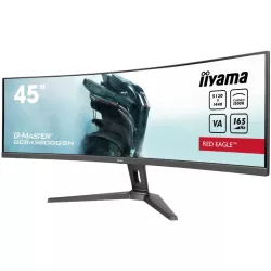 Ecran IIYAMA 44,5 Noir G-Master Red Eagle VA 32:9 incurvé 0.8ms 5120x1440 165Hz DP 2xHDM 3xUSB HUB HP 2x3W commutateur KVM…