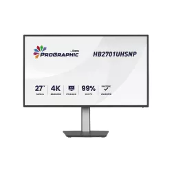 Ecran Prographic IIYAMA 27" Noir Ultra mince IPS 16:9 3840x2160 60Hz 450cd/m² 4ms DP HDMI HPs 4xUSB HUB USB-C DOCK 15cm pied…