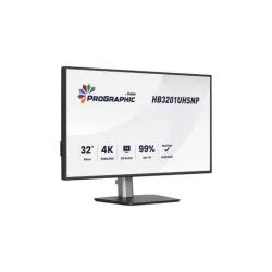 Ecran Prographic IIYAMA 32" Noir Ultra mince IPS 16:9 3840x2160 60Hz 450cd/m² 4ms DP HDMI HPs 4xUSB HUB USB-C DOCK 15cm pied…