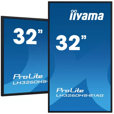 IIYAMA LFD 31,5 dalle VA 24/7 1920x1080 16:9 3xHDMI 2xUSB 1xRJ45 (LAN) 500cd/m² Paysage/port 8ms MediaPlayer VESA 150x200…