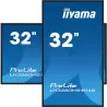 IIYAMA LFD 31,5 dalle VA 24/7 1920x1080 16:9 3xHDMI 2xUSB 1xRJ45 (LAN) 500cd/m² Paysage/port 8ms MediaPlayer VESA 150x200…