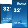 IIYAMA LFD 32 dalle IPS 24/7 FHD 16:9 2xHDMI 1xDisplayPort 2xUSB 500cd/m² Paysage/port 8ms MediaPlayer VESA…