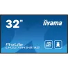 IIYAMA LFD 32 dalle IPS 24/7 FHD 16:9 2xHDMI 1xDisplayPort 2xUSB 500cd/m² Paysage/port 8ms MediaPlayer VESA…