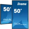 IIYAMA LFD 50 dalle VA 4K UHD 3840x2160 24/7 1xVGA 3xHDMI HPs 500cd/m² 1xUSB 9.5ms VESA 400x400 Paysage Portrait Media Player
