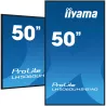 IIYAMA LFD 50 dalle IPS 24/7 4K 3840x2160 16:9 3xHDMI 2xUSB 2.0 RS-232c RJ45 HPs 500cd/m² Paysage/port 8ms MediaPlayer VESA…