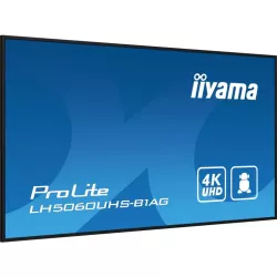 IIYAMA LFD 50 dalle IPS 24/7 4K 3840x2160 16:9 3xHDMI 2xUSB 2.0 RS-232c RJ45 HPs 500cd/m² Paysage/port 8ms MediaPlayer VESA…