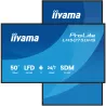 IIYAMA LFD 50 dalle VA 24/7 3840x2160 9.5ms 3xHDMI DisplayPort 2xUSB 2xHPs 500cd/m² Paysage/port MediaPlayer VESA 400x400…