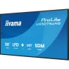 IIYAMA LFD 50 dalle VA 24/7 3840x2160 9.5ms 3xHDMI DisplayPort 2xUSB 2xHPs 500cd/m² Paysage/port MediaPlayer VESA 400x400…