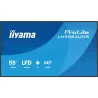 IIYAMA LFD 55 dalle VA 4K UHD 3840x2160 16:9 24/7 2xHDMI USB-C 2xUSB HPs 500cd/m² 6.5ms VESA 400x400 Paysage/portrait…