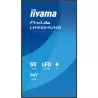 IIYAMA LFD 55 dalle VA 4K UHD 3840x2160 16:9 24/7 2xHDMI USB-C 2xUSB HPs 500cd/m² 6.5ms VESA 400x400 Paysage/portrait…