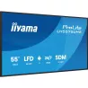 IIYAMA LFD 55" dalle IPS 24/7 4K UHD 3840x2160 3xHDMI 2xHP 10W DP 2xUSB 2.0 500cd/m² Paysage/port 8ms MediaPlayer VESA 400x400…