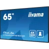 IIYAMA LFD 65 dalle VA 24/7 4K 3840x2160 16:9 3xHDMI 2xUSB 2.0 RJ45 RS-232c HPs 500cd/m² Paysage/port 6,5ms MediaPlayer VESA…