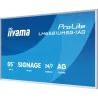 IIYAMA LFD 65" Blanc dalle VA 24/7 3840x2160 2xHDMI 2xUSB USB-C HPs 500cd/m² Paysage/port 6.5ms MediaPlayer Support mural…