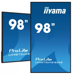 IIYAMA LFD 98 dalle IPS 24/7 3840x2160 DVI VGA 3xHDMI HPs Displayport 2xUSB 2.0 60Hz 500cd/m² Paysage/port 8ms Media Player…