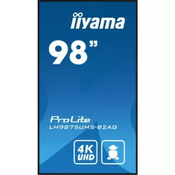 IIYAMA LFD 98 dalle IPS 24/7 3840x2160 DVI VGA 3xHDMI HPs Displayport 2xUSB 2.0 60Hz 500cd/m² Paysage/port 8ms Media Player…