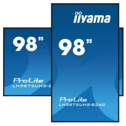IIYAMA LFD 98 dalle IPS 24/7 3840x2160 DVI VGA 3xHDMI HPs Displayport 2xUSB 2.0 60Hz 500cd/m² Paysage/port 8ms Media Player…