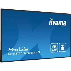 IIYAMA LFD 98 dalle IPS 24/7 3840x2160 DVI VGA 3xHDMI HPs Displayport 2xUSB 2.0 60Hz 500cd/m² Paysage/port 8ms Media Player…