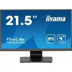 Ecran IIYAMA 21,5 Tactile PCAP 10 points 1920x1080 dalle IPS ultra mince VGA HDMI DisplayPort Haut-parleurs 250cd/m² 1000:1…