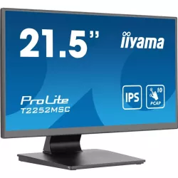 Ecran IIYAMA 21,5 Tactile PCAP 10 points 1920x1080 dalle IPS ultra mince VGA HDMI DisplayPort Haut-parleurs 250cd/m² 1000:1…