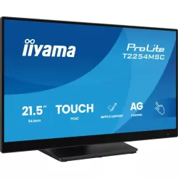 Ecran IIYAMA 21.5" Tactile PCAP 10 points ULTRA MINCE dalle IPS anti-reflet 1920x1080 4ms 300 cd/m² HDMI DisplayPort 2xUSB HPs…