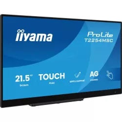 Ecran IIYAMA 21.5" Tactile PCAP 10 points ULTRA MINCE dalle IPS anti-reflet 1920x1080 4ms 300 cd/m² HDMI DisplayPort 2xUSB HPs…