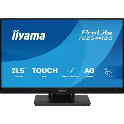 Ecran IIYAMA 21.5" Tactile PCAP 10 points ULTRA MINCE dalle IPS anti-reflet 1920x1080 4ms 300 cd/m² HDMI DisplayPort 2xUSB HPs…