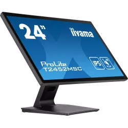 Ecran IIYAMA 23,8 Noir Tactile PCAP conceptions en verre sans cadre IPS 10points 1920x1080 14ms 360cd/m² 1xDisplayport 1xHDMI…