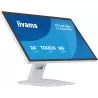 Ecran IIYAMA 23,8" Blanc IPS Tactile PCAP+ 10points verre bord à bord 1920x1080 5ms 400cd/m² Displayport HDMI Haut parleurs…