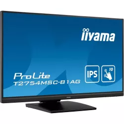 Ecran IIYAMA 27 Tactile PCAP dalle IPS 10 points 4ms 1920x1080 VGA HDMI HPs2x2W 300cd/m² USB 3.0-Hub verre avec revêtement AG…