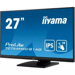 Ecran IIYAMA 27 Tactile PCAP dalle IPS 10 points 4ms 1920x1080 VGA HDMI HPs2x2W 300cd/m² USB 3.0-Hub verre avec revêtement AG…